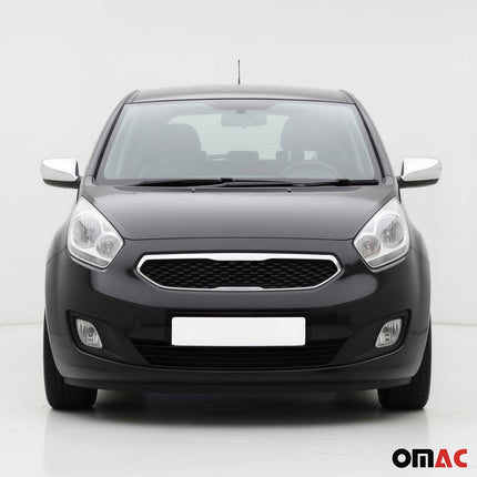 Spiegelkappen Spiegelabdeckung für Kia Venga 2010-2019 Edelstahl Chrom 2tlg