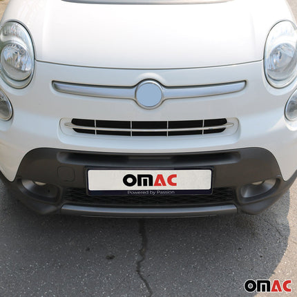 Kühlergrill Leisten Grillleisten für Fiat 500X 2015-2019 Edelstahl Chrom 1tlg