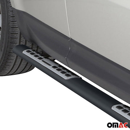 Stahl Seitenschweller Schwellerrohre für Range Rover Sport 2014-2017 Schwarz
