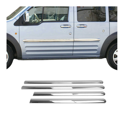 Seitentürleiste Türleisten Türschutz Chrom für Ford Connect 2002-2013 L2 Langer