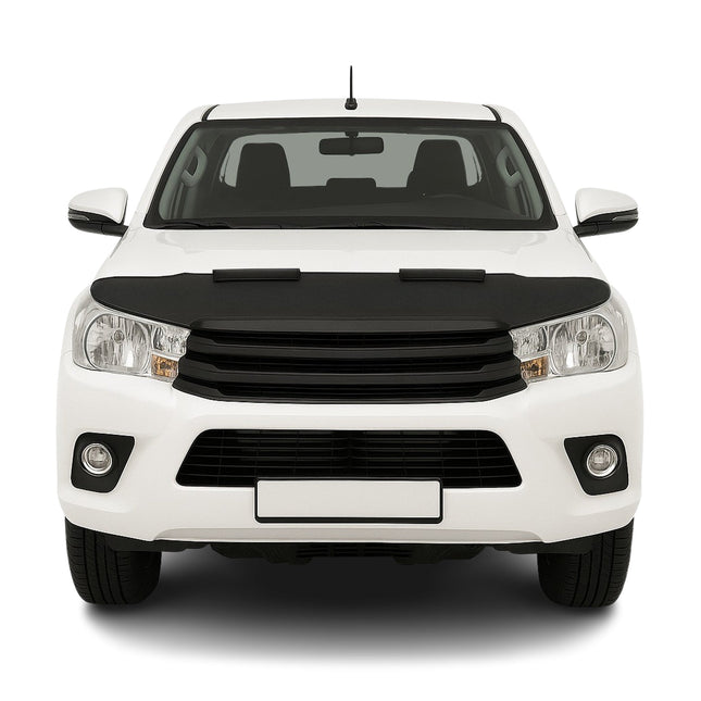 Haubenbra Steinschlagschutz Bonnet Bra für Toyota Hilux 2015-2026 Schwarz Halb