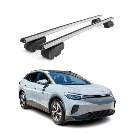 Dachträger Grundtäger für VW ID.4 2021-2026 75kg Aluminium Silber 2 tlg