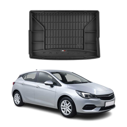 OMAC Gummi Kofferraumwanne für Opel Astra K 2015-2021 TPE Laderaumwanne Schwarz