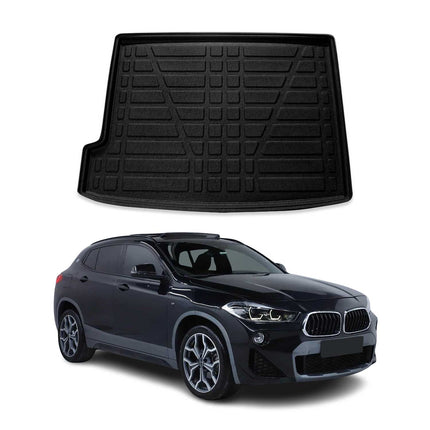 Kofferraumwanne Laderaumwanne für BMW X2 F39 2018-2023 Gummi TPE Schwarz