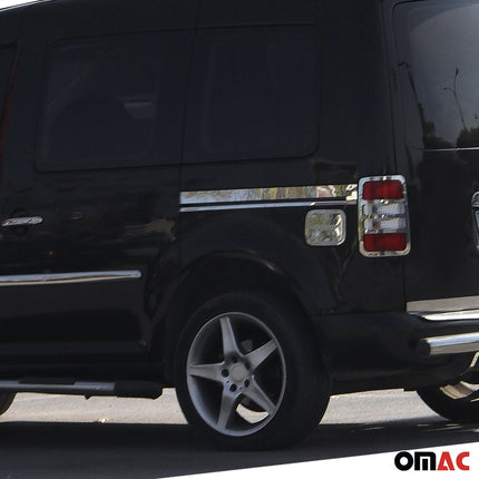 Seitentürleiste Türleisten Türschutzleiste für VW Caddy Maxi 2007-2015 Chrom 2x
