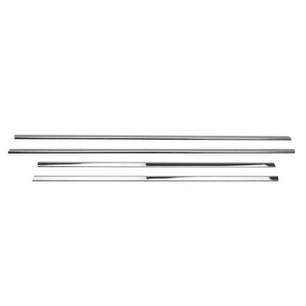 Fensterleisten Zierleisten für Nissan Qashqai J10 2006-2014 Edelstahl Chrom 4tlg