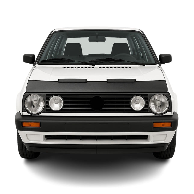 Haubenbra Steinschlagschutz Bonnet Bra für VW Golf 1983-1992 Carbon Optik Halb