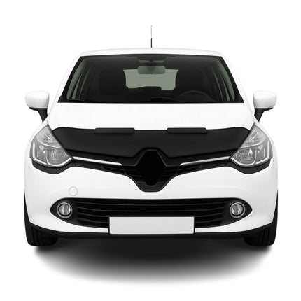 Haubenbra Steinschlagschutz Bonnet Bra für Renault Clio 2012-2019 Schwarz Halb