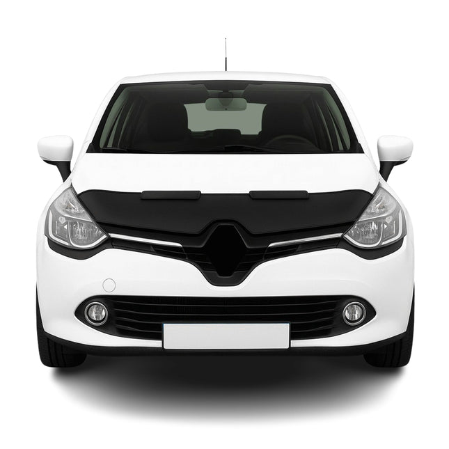Haubenbra Steinschlagschutz Bonnet Bra für Renault Clio 2012-2019 Schwarz Halb