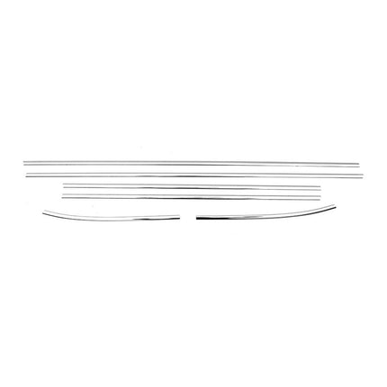 Fensterleisten Zierleisten für Hyundai i10 2011-2013 Edelstahl Chrom 6tlg
