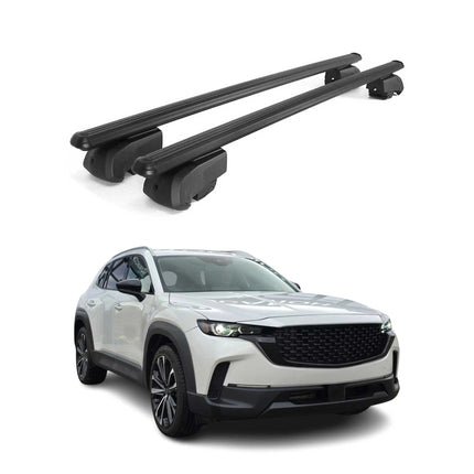 Dachträger Gepäckträger für Mazda CX-50 2023-2026 Querträger ABE Alu Schwarz