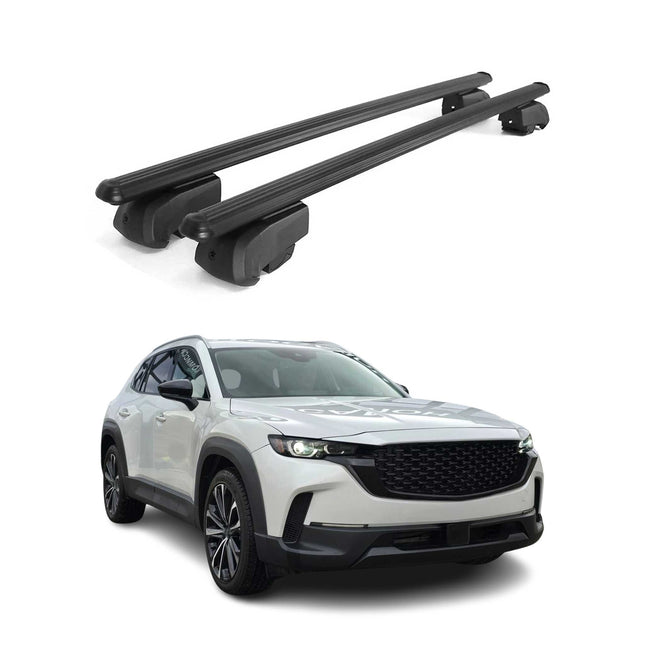 Dachträger Gepäckträger für Mazda CX-50 2023-2026 Querträger ABE Alu Schwarz