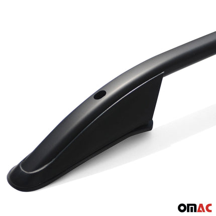 Alu Dachreling Querträger für VW Amarok DoubleCab 2010-2022 ABE Schwarz 2tlg