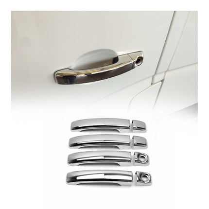 Türgriff Blende Türgriffkappen für Opel Vivaro B 2014-2019 Edelstahl Silber 8tlg