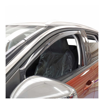 Windabweiser Regenabweiser für Mitsubishi ASX 2010-2022 Dunkel Acryl 2tlg
