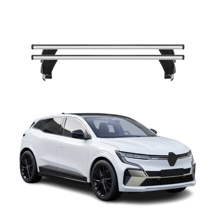Menabo Dachträger Grundträger für Renault Megane E-Tech 2022-2026 Alu Grau 2tlg