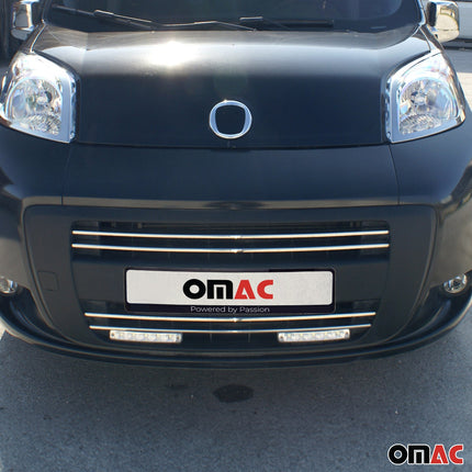 Kühlergrill Leisten Grillleisten für Citroen Nemo 2008-2021 Edelstahl Chrom 4x
