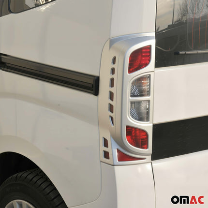 Rücklicht Leisten Heckleuchte für Fiat Fiorino Qubo 2007-2021 Chrom ABS 2tlg