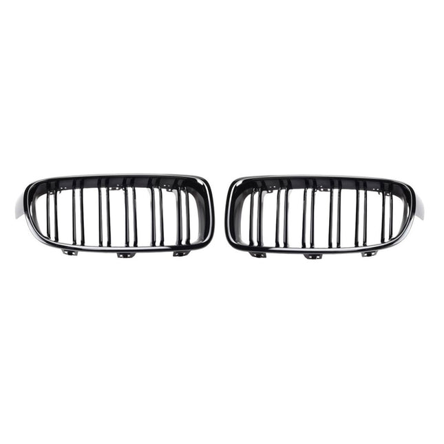 Nieren Grill Kühlergrill für BMW M3 F80 2014-2018 Schwarz Glanz