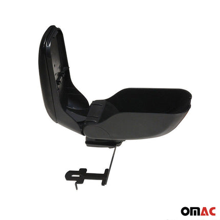 Mittelarmlehne Armlehne Mittelkonsole für Citroen C3 2009-2016 PU-Leder Schwarz