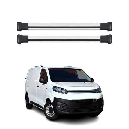 Dachträger Grundtäger für Citroen Jumpy 2016-2026 75kg Aluminium Silber 2 tlg