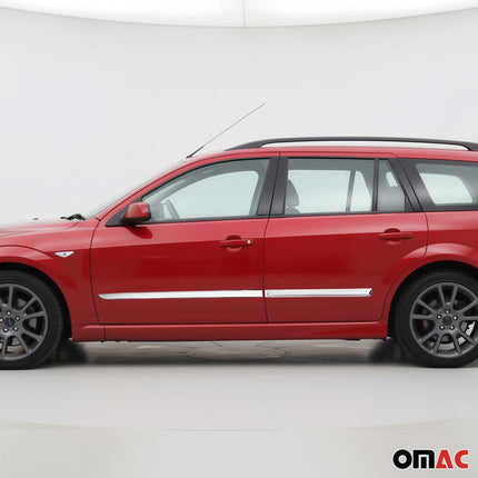 Seitentürleiste Türleisten Türschutzleiste für Ford Mondeo 2007-2015 Chrom 4x