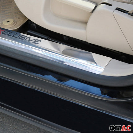 Einstiegsleisten Türschweller Edition für BMW X5 X6 X7 Edelstahl Chrom 2tlg