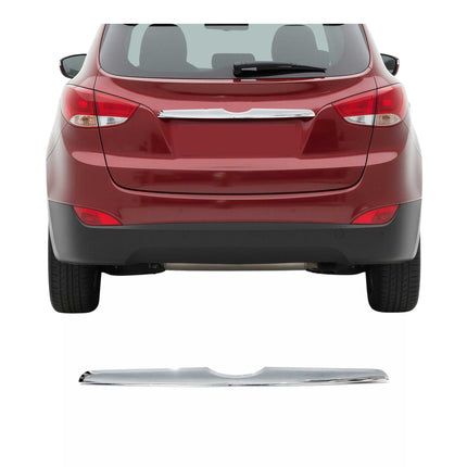 Kofferraumleiste Heckklappe Leiste für Hyundai ix35 2010-2015 Chrom ABS Silber