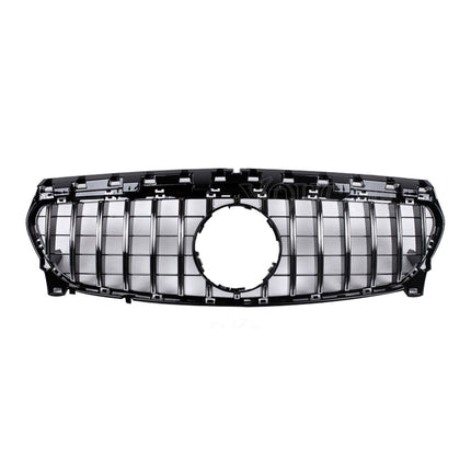 Kühlergrill Grill Frontgrill für Mercedes CLA Coupe C117 2013-2019 Silber