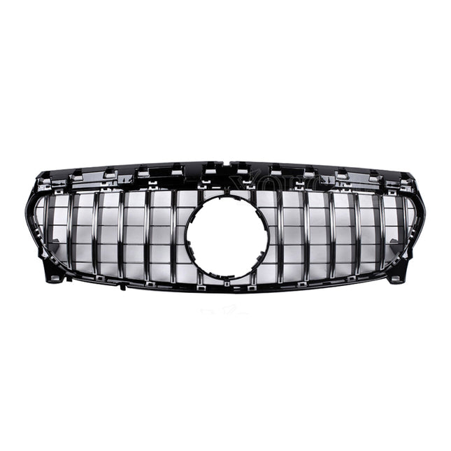Kühlergrill Grill Frontgrill für Mercedes CLA Coupe C117 2013-2019 Silber