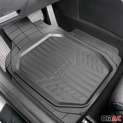 Fußmatten Gummimatten 3D Passform für Peugeot 3008 Gummi Schwarz 4tlg