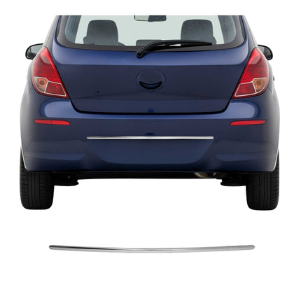 Stoßstange Heckklappe Leiste für Hyundai i20 2012-2014 Edelstahl Chrom