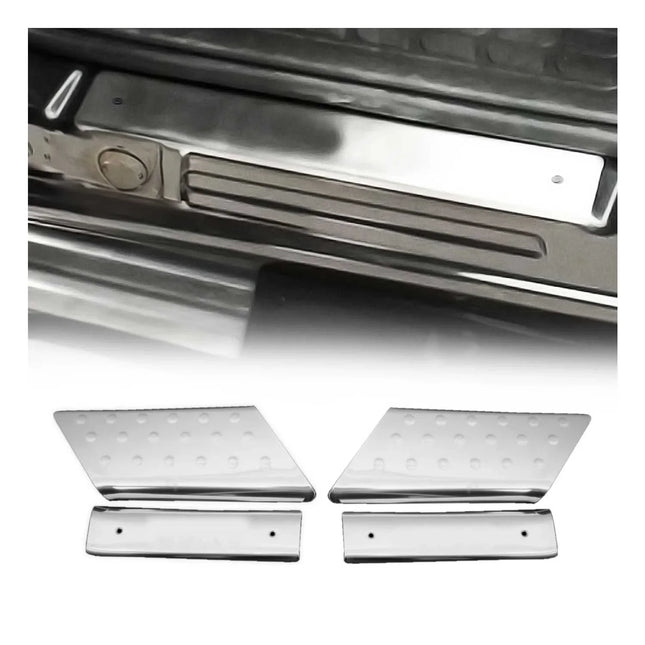 Einstiegsleisten Türschutzleisten für Fiat Doblo 2000-2010 Edelstahl 4tlg