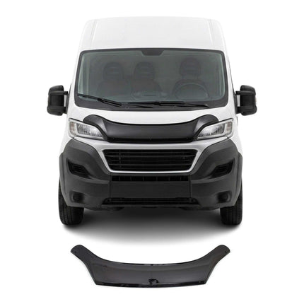 Motorhaube Deflektor Insekten Steinschlagschutz für Fiat Ducato 2014-2026 Dunkel