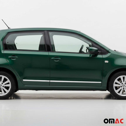 Seitentürleiste Türleisten Türschutzleiste für Skoda Citigo 2011-2020 Chrom 4x