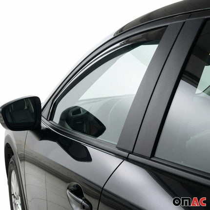 Windabweiser Regenabweiser für Mazda CX-5 2012-2017 Dunkel Acryl 2tlg