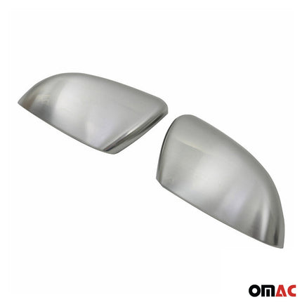 Spiegelkappen Spiegelabdeckung für VW Golf 2008-2012 Edelstahl Matt 2tlg