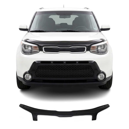 Motorhaube Deflektor Insekten Steinschlagschutz für Kia Soul 2014-2019 Dunkel