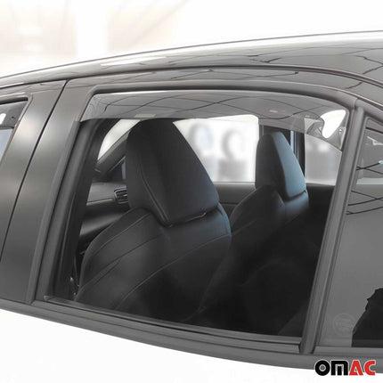 Windabweiser Regenabweiser für Toyota Yaris Cross 2021-2026 Dunkel Acryl 4tlg