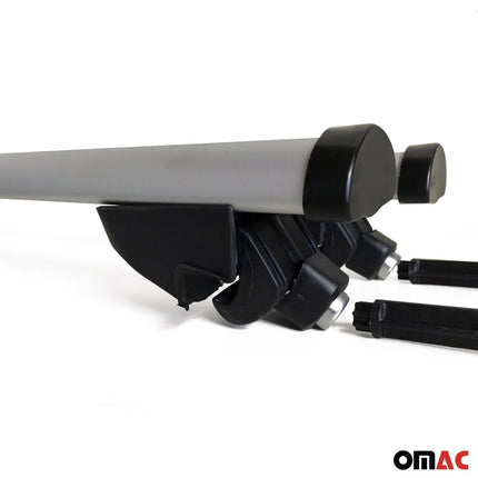Dachträger Grundtäger für Opel Astra H Kombi 2004-2010 100kg Alu Silber 2x ABE