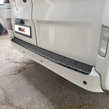 Ladekantenschutz Stoßstangenschutz für Nissan NV400 2012-2022 Aluminium Schwarz