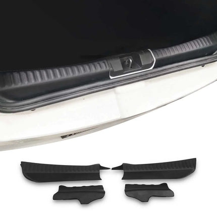 Innen Ladekantenschutz Stoßstange für Dacia Sandero mk3 2021-25 ABS Schwarz 4tlg