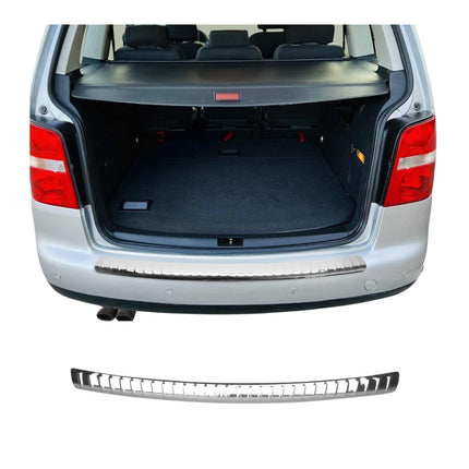 Ladekantenschutz Stoßstange für VW Touran I 2003-2010 Pre-FL Edelstahl Chrom