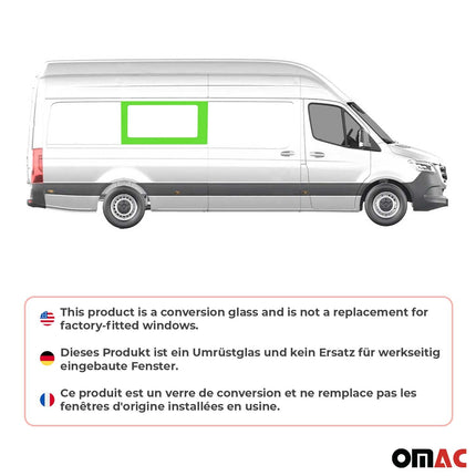 Seitenfenster Sicherheitsglas für VW Crafter 2006-2017 Schiebetür Rechts L3 L4