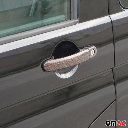 Türgriff Blende Carbon für VW Caddy III 2003-2015 3Tür Kohlefaser Rot 6tlg