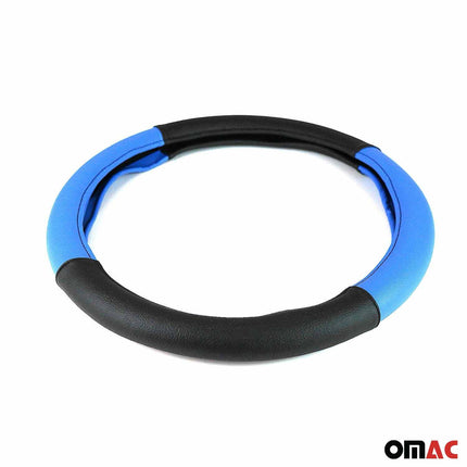 Lenkradbezug Lenkradschoner Lenkrad Abdeckung Blau-Schwarz Ø 38-40 cm