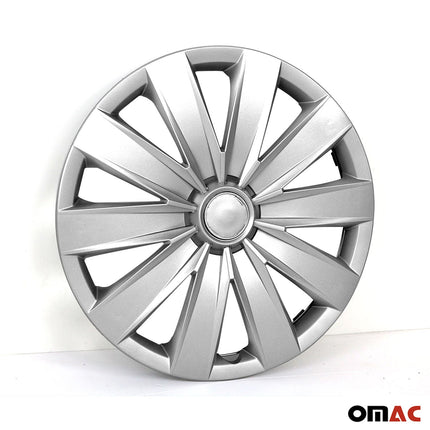 4x Radkappen Radblenden Radzierblenden für Auto KFZ PKW 16" Zoll ABS Silber