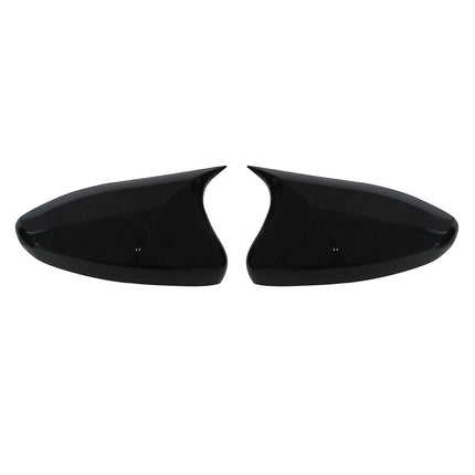 Spiegelkappen für Peugeot 208 2012-2019 Citroën C3 2016-20 C4 Cactus Schwarz 2x
