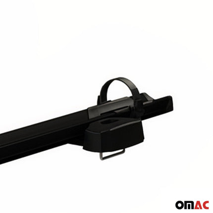 Fahrradträger Dachfahrradträger bis 17kg Aluminium Schwarz Fahrradhalter 2tlg