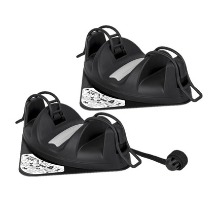Menabo Skiträger Magnetischer Snowboard Dachträger Universal Abschließbar 2 tlg